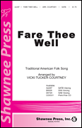 cover Fare Thee Well SATB choral sheet music cover
